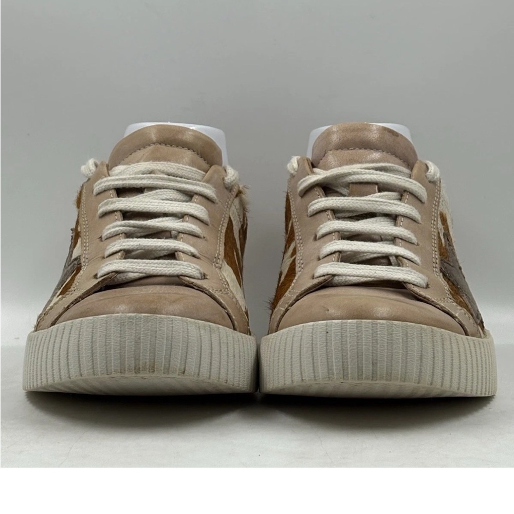 Myra Bag Women's Tan and White Sneakers - Picture 4 of 8